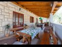 Casa vacanza Niksi - with pool: H(8+4) Skrip - Isola di Brac  - Croazia - H(8+4): la terrazza