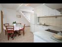 Appartamenti Neda - perfect location & free parking: A1(6), A2(4+1), A3(4+1) Splitska - Isola di Brac  - Appartamento - A2(4+1): la cucina con la sala da pranzo