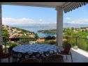 Appartamenti Ivope - with great view: A1(6+2) Splitska - Isola di Brac  - la casa