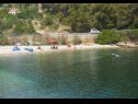 Appartamenti Ivope - with great view: A1(6+2) Splitska - Isola di Brac  - la spiaggia