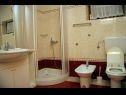 Appartamenti DeMar - 70m from sea: A1-crveni(4), A2-zeleni(3), A3-plavi(3) Splitska - Isola di Brac  - Appartamento - A1-crveni(4): il bagno con la toilette