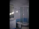 Appartamenti DeMar - 70m from sea: A1-crveni(4), A2-zeleni(3), A3-plavi(3) Splitska - Isola di Brac  - Appartamento - A3-plavi(3): il bagno con la toilette