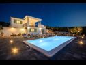 Casa vacanza Margita - luxury with private pool: H(6) Splitska - Isola di Brac  - Croazia - la piscina