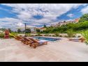 Casa vacanza Villa Gold - private pool & grill: H(12+4) Splitska - Isola di Brac  - Croazia - la terrazza ortense