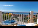 Casa vacanza Jure - with pool: H(8+4) Sumartin - Isola di Brac  - Croazia - H(8+4): la terrazza