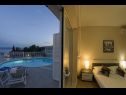 Casa vacanza Jure - with pool: H(8+4) Sumartin - Isola di Brac  - Croazia - H(8+4): la camera da letto