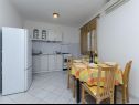 Appartamenti Silvana - economy apartments : A1(4), A3(2+1), A2(2) Supetar - Isola di Brac  - Appartamento - A1(4): la cucina con la sala da pranzo