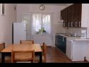 Casa vacanza Silvia - open pool: H(10) Supetar - Isola di Brac  - Croazia - H(10): la cucina con la sala da pranzo