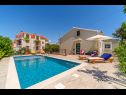 Casa vacanza Maria - private pool & parking: H(4+1) Supetar - Isola di Brac  - Croazia - H(4+1): la piscina