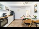 Casa vacanza Maria - private pool & parking: H(4+1) Supetar - Isola di Brac  - Croazia - H(4+1): la cucina con la sala da pranzo