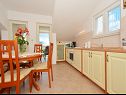 Appartamenti Aurelija - 20 m from beach: A1(4+2), A2(4), A3(2+2) Arbanija - Isola di Ciovo  - Appartamento - A3(2+2): la cucina con la sala da pranzo