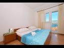 Appartamenti Sima - 100m from beach: A1(4+1), A2(2+2), A3(4+2), A4 (2+2) Mastrinka - Isola di Ciovo  - Appartamento - A1(4+1): la camera da letto