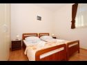 Appartamenti Sima - 100m from beach: A1(4+1), A2(2+2), A3(4+2), A4 (2+2) Mastrinka - Isola di Ciovo  - Appartamento - A4 (2+2): la camera da letto