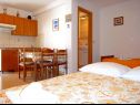 Appartamenti Joško - 70 m from beach: SA1(3), A2(6) Mastrinka - Isola di Ciovo  - Studio appartamento - SA1(3): la camera da letto