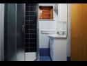 Appartamenti Antonia - 270m to sea: A4 Green(2+2), SA2 Silver(2), A1Blue(2), SA3 Gold(2) Mastrinka - Isola di Ciovo  - Appartamento - A1Blue(2): il bagno con la toilette
