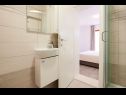 Appartamenti Antonia - 270m to sea: A4 Green(2+2), SA2 Silver(2), A1Blue(2), SA3 Gold(2) Mastrinka - Isola di Ciovo  - Studio appartamento - SA3 Gold(2): il bagno con la toilette