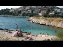 Appartamenti Goran - sea view : A1(4+1) Okrug Donji - Isola di Ciovo  - la spiaggia