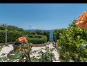 Appartamenti Daniela - terrace with amazing sea view A1(6) Okrug Gornji - Isola di Ciovo  - il cortile