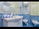 Appartamenti Ljuba - nice garden: A2(4+1) Plavi, A4(8+1), A1(2+2) Okrug Gornji - Isola di Ciovo  - Appartamento - A4(8+1): il bagno con la toilette