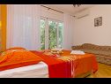 Appartamenti Ljuba - nice garden: A2(4+1) Plavi, A4(8+1), A1(2+2) Okrug Gornji - Isola di Ciovo  - Appartamento - A4(8+1): la camera da letto