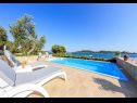 Casa vacanza ReCa H(7+1) Okrug Gornji - Isola di Ciovo  - Croazia - la piscina