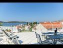 Appartamenti Bozo - amazing terrace and sea view: A1(4) Okrug Gornji - Isola di Ciovo  - la terrazza (casa e dintorni)
