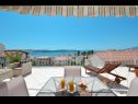 Appartamenti Bozo - amazing terrace and sea view: A1(4) Okrug Gornji - Isola di Ciovo  - Appartamento - A1(4): lo sguardo sul mare
