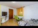 Appartamenti Ljuba - nice garden: A2(4+1) Plavi, A4(8+1), A1(2+2) Okrug Gornji - Isola di Ciovo  - Appartamento - A1(2+2): il soggiorno