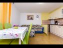 Appartamenti Ljuba - nice garden: A2(4+1) Plavi, A4(8+1), A1(2+2) Okrug Gornji - Isola di Ciovo  - Appartamento - A1(2+2): la sala da pranzo