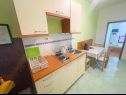 Appartamenti Ani - 10 M from the sea SA1 zeleni(2+1), SA2 žuti(2+1) Jadranovo - Riviera Crikvenica  - Studio appartamento - SA1 zeleni(2+1): la cucina con la sala da pranzo