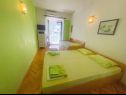 Appartamenti Ani - 10 M from the sea SA1 zeleni(2+1), SA2 žuti(2+1) Jadranovo - Riviera Crikvenica  - Studio appartamento - SA1 zeleni(2+1): la camera da letto