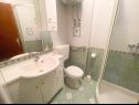 Appartamenti Ani - 10 M from the sea SA1 zeleni(2+1), SA2 žuti(2+1) Jadranovo - Riviera Crikvenica  - Studio appartamento - SA1 zeleni(2+1): il bagno con la toilette