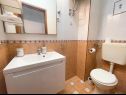 Appartamenti Ani - 10 M from the sea SA1 zeleni(2+1), SA2 žuti(2+1) Jadranovo - Riviera Crikvenica  - Studio appartamento - SA2 žuti(2+1): il bagno con la toilette