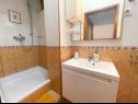 Appartamenti Ani - 10 M from the sea SA1 zeleni(2+1), SA2 žuti(2+1) Jadranovo - Riviera Crikvenica  - Studio appartamento - SA2 žuti(2+1): il bagno con la toilette