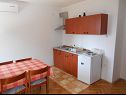 Appartamenti Kate - free private parking: A1(6), A2(3+1)Kada, A3(3+1)Tus Novi Vinodolski - Riviera Crikvenica  - Appartamento - A2(3+1)Kada: la cucina con la sala da pranzo