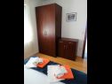 Appartamenti Tomislav A1 crni(4+1), A2 crveni(4+1), A3(5+1), A4(2+2) Selce - Riviera Crikvenica  - Appartamento - A1 crni(4+1): la camera da letto
