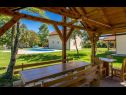  Green house - outdoor pool & BBQ: H(6+2) Plaski - Croazia continentale - Croazia - la terrazza ortense