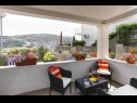 Appartamenti Mira - comfy with garden : A1 Žuti (2+2), A2 Crveni (2+2) Dubrovnik - Riviera Dubrovnik  - Appartamento - A1 Žuti (2+2): lo sguardo dalla terrazza