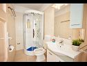 Appartamenti Sea front - free parking A1(2+2), A2(2+2), A3(4+1), A4(2), A5(2) Klek - Riviera Dubrovnik  - Appartamento - A2(2+2): il bagno con la toilette