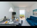 Appartamenti e camere Villa Bouganvillea - sea view & garden: A1 Deluxe (2+1), A2 Superior (2+1), A3 Comfort (2+1), A4 Premium (2+1), R1 Deluxe (2), R2 Comfort (2) Mlini - Riviera Dubrovnik  - Appartamento - A1 Deluxe (2+1): la sala da pranzo