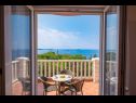 Appartamenti e camere Villa Bouganvillea - sea view & garden: A1 Deluxe (2+1), A2 Superior (2+1), A3 Comfort (2+1), A4 Premium (2+1), R1 Deluxe (2), R2 Comfort (2) Mlini - Riviera Dubrovnik  - Appartamento - A1 Deluxe (2+1): la terrazza
