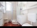 Appartamenti e camere Villa Bouganvillea - sea view & garden: A1 Deluxe (2+1), A2 Superior (2+1), A3 Comfort (2+1), A4 Premium (2+1), R1 Deluxe (2), R2 Comfort (2) Mlini - Riviera Dubrovnik  - Appartamento - A2 Superior (2+1): il bagno con la toilette