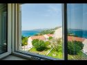 Appartamenti e camere Villa Bouganvillea - sea view & garden: A1 Deluxe (2+1), A2 Superior (2+1), A3 Comfort (2+1), A4 Premium (2+1), R1 Deluxe (2), R2 Comfort (2) Mlini - Riviera Dubrovnik  - Appartamento - A3 Comfort (2+1): lo sguardo dalla finestra