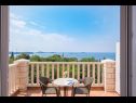 Appartamenti e camere Villa Bouganvillea - sea view & garden: A1 Deluxe (2+1), A2 Superior (2+1), A3 Comfort (2+1), A4 Premium (2+1), R1 Deluxe (2), R2 Comfort (2) Mlini - Riviera Dubrovnik  - Camera - R1 Deluxe (2): la terrazza