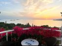 Appartamenti e camere Villa Bouganvillea - sea view & garden: A1 Deluxe (2+1), A2 Superior (2+1), A3 Comfort (2+1), A4 Premium (2+1), R1 Deluxe (2), R2 Comfort (2) Mlini - Riviera Dubrovnik  - Camera - R2 Comfort (2): lo sguardo dalla terrazza