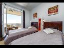 Casa vacanza Luxury - amazing seaview H(8+2) Soline (Dubrovnik) - Riviera Dubrovnik  - Croazia - H(8+2): la camera da letto
