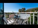Appartamenti Silverija - garden and parking: SA1(2+1), SA2(2), SA3(2), SA4(2) Trsteno - Riviera Dubrovnik  - Studio appartamento - SA4(2): il balcone