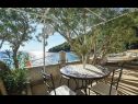 Appartamenti Mateo - by the beach; A1 Delia(5), A2 Mateo(4), A3 Mini(3+2) Baia Skozanje (Gdinj) - Isola di Hvar  - Croazia - Appartamento - A1 Delia(5): lo sguardo dalla terrazza
