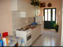 Appartamenti Smi - large terrace: A(4+1) Sucuraj - Isola di Hvar  - Appartamento - A(4+1): la cucina con la sala da pranzo