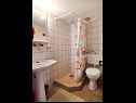Appartamenti Emily - 50m from beach; A1(2), A2(2), A3(2), A4(2), A5(4+1) Vrboska - Isola di Hvar  - Appartamento - A5(4+1): il bagno con la toilette